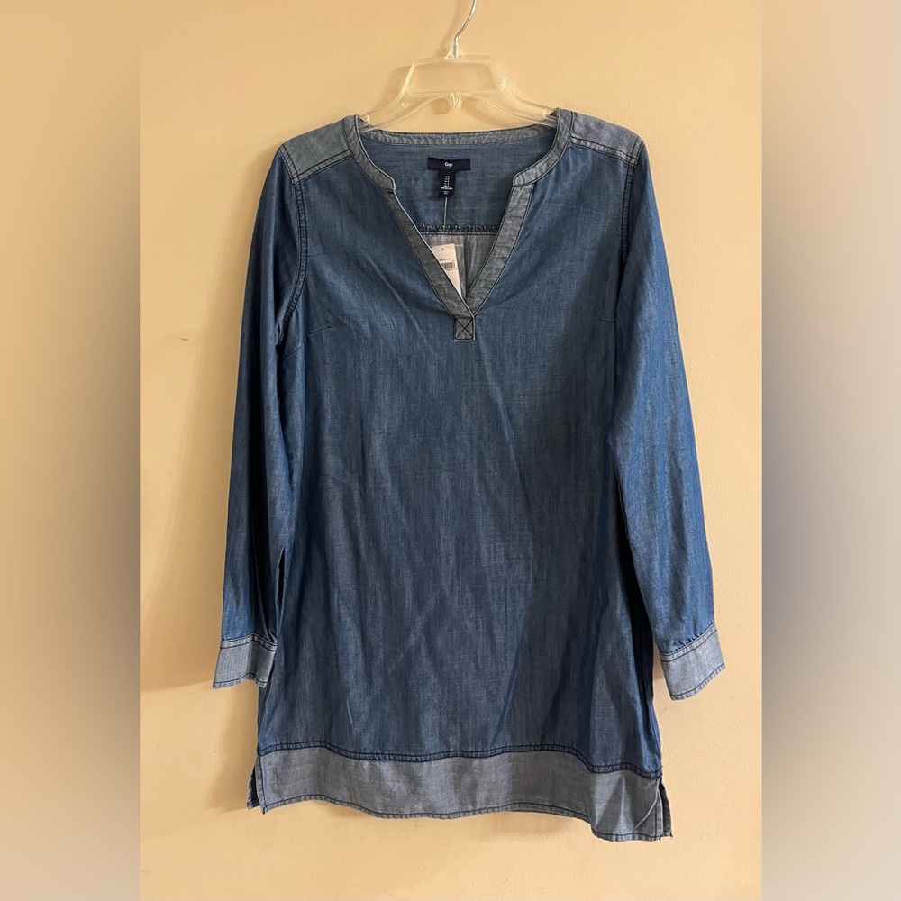 NWT Gap denim tunic size S